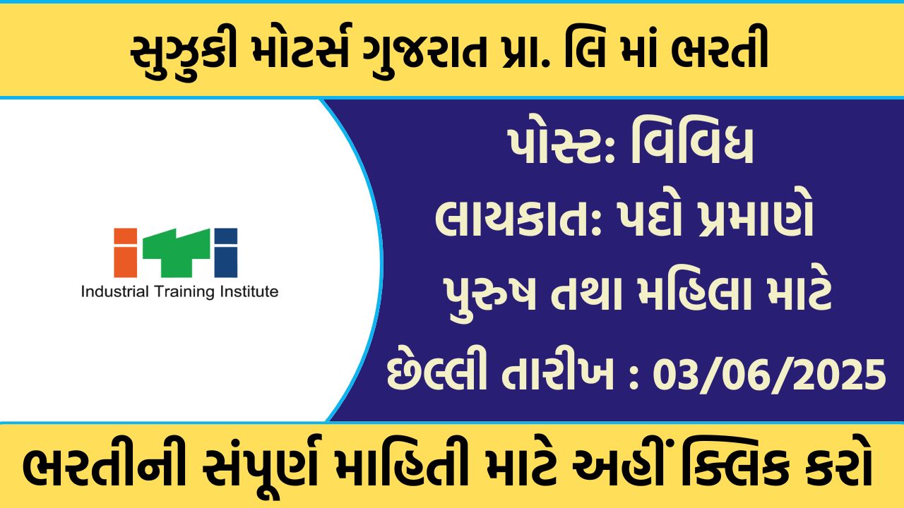 Industrial Training Institute Recruitment
